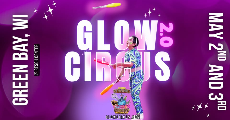 Glow Circus 2.0 logo – featured performance at the Beja Shrine Circus
